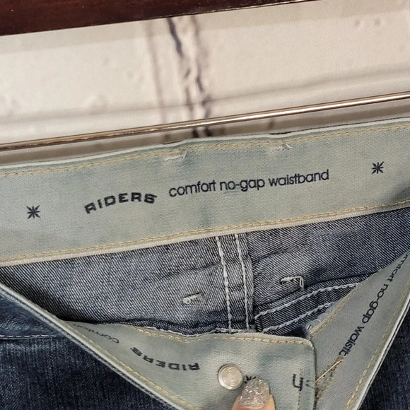 Riders by Lee Womens Boot Cut Jeans Medium Blue Stretch No Gap Denim Bootcut 14L - Picture 2 of 4